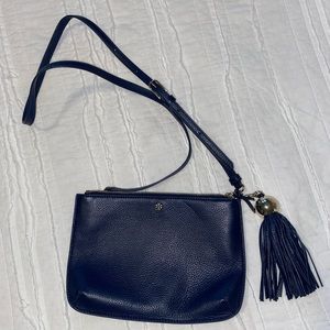 Tory Burch Tassle Crossbody- Navy NWT